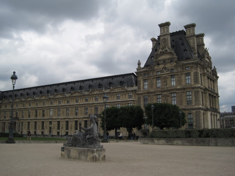 [Outside the Louvre]