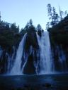 [ Burney Falls, with moon ]
