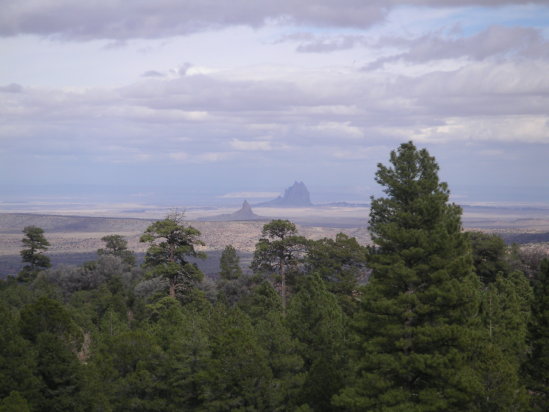 [Shiprock from far above,  ...]