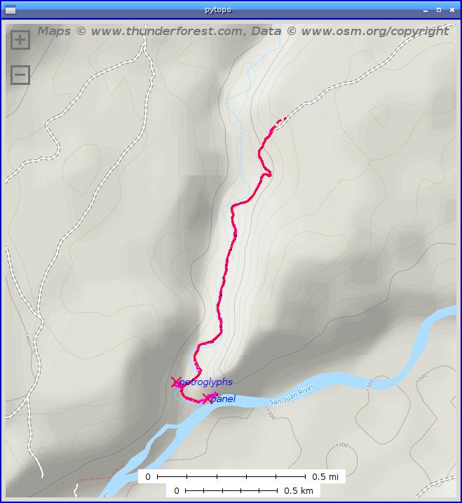 [Map of our trail in Lower ...]
