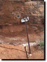 [ The trailhead into Mule C ... ]