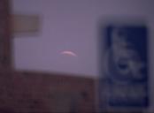 [ First sighting, partial lunar eclipse ]