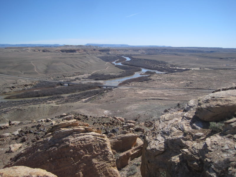 [View of the San Juan River.]