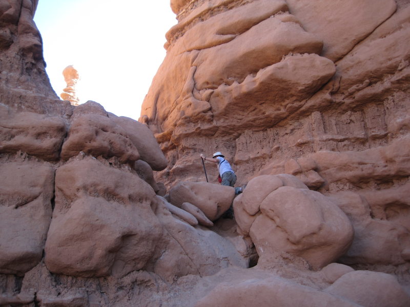 [Dave explores another route.]