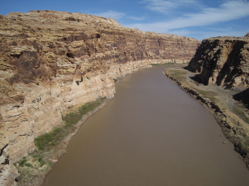 [Looking upstream on the C ...]
