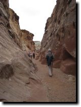 [ The end of the narrows. ]