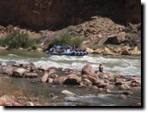 [ Big weird commercial raft ... ]