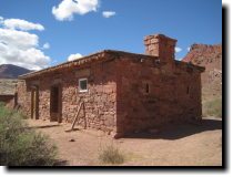 [ The stone house is pictur ... ]